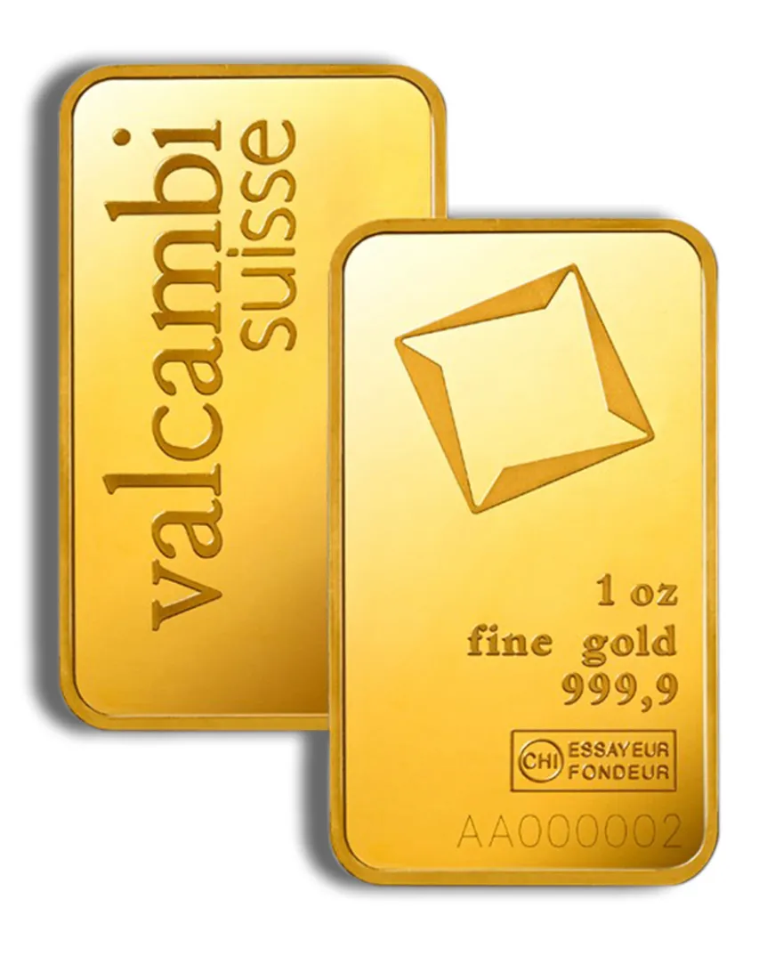 Valcambi 1 oz Gold Bar