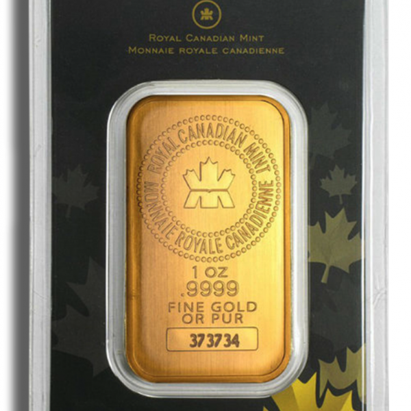 Royal Canadian Mint 1 oz Gold Bar