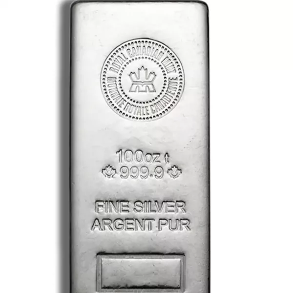100 oz silver bar valcambi
