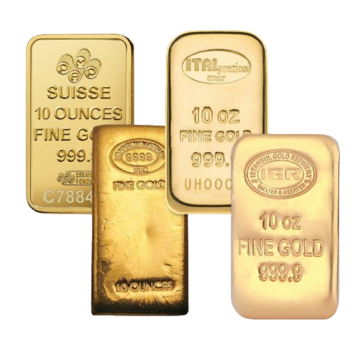 suisse 10 oz gold bar