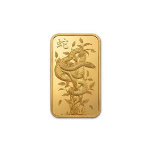 Lunar Year of the Snake Gold Bar
