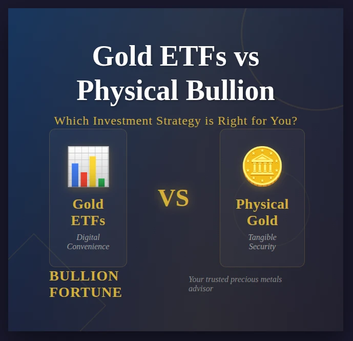 Gold ETFs vs Physical Gold