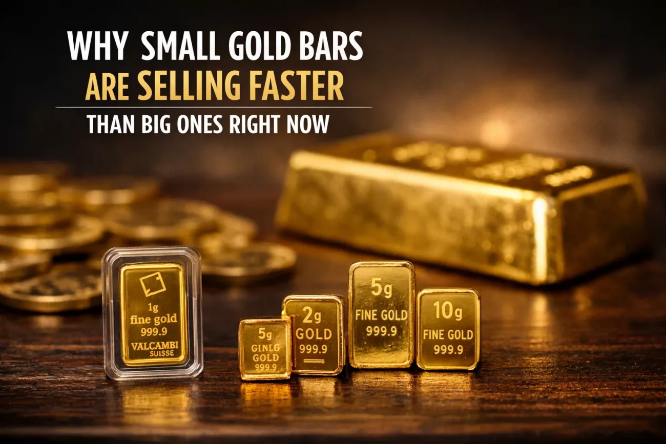 Why Small Gold Bars Are Selling Faster Than Big Ones Right Now