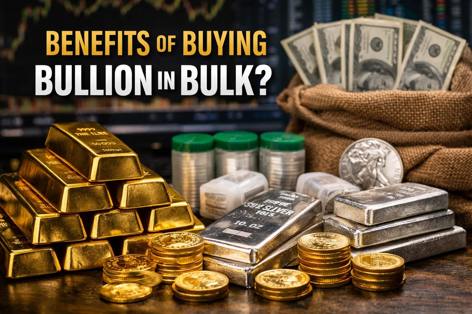 Benefits of buying bullion in bulk