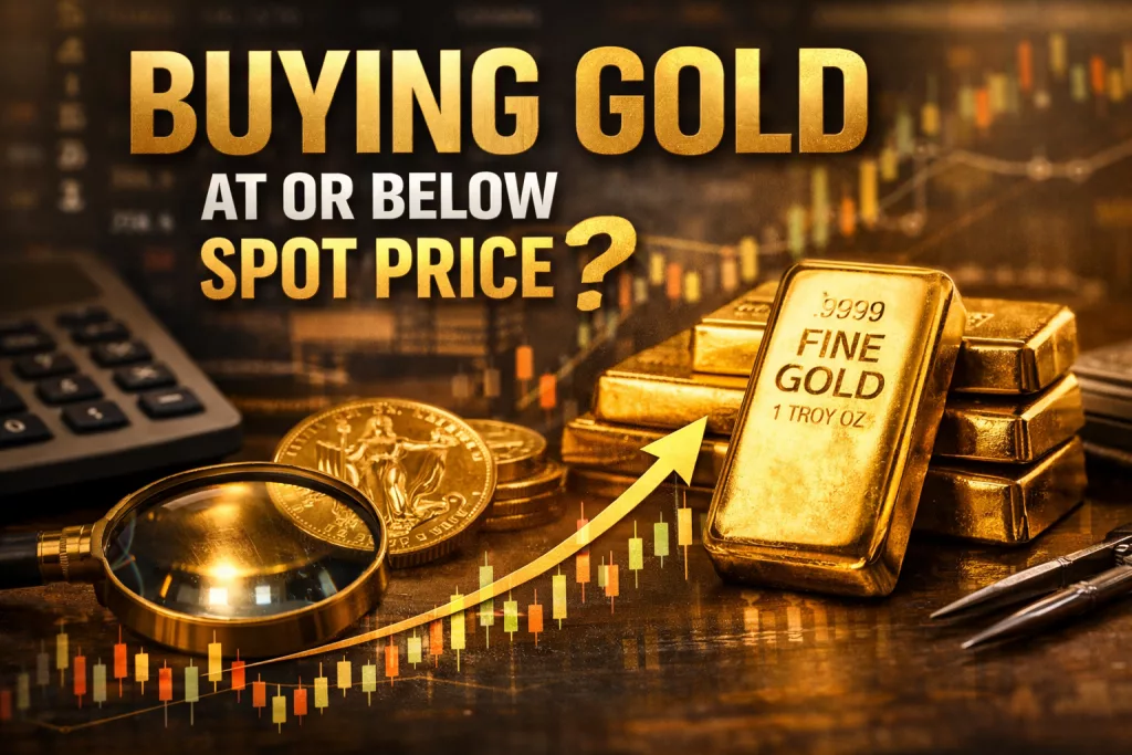 Buy Gold at or Below Spot Price
